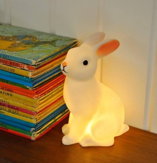 Rex London - Nachtlampje - Konijn - Wit - Rabbit - Nightlight - Dit Lampje  is een leuk... | bol.com