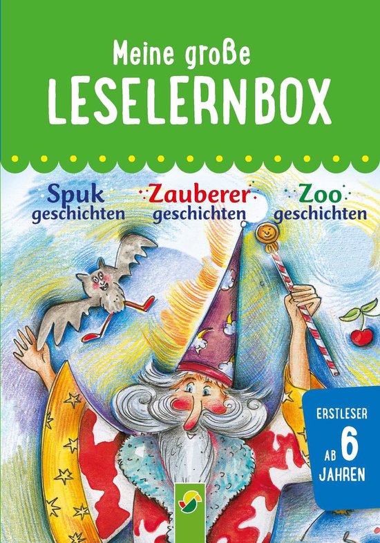 Leselernbuch - Meine große Leselernbox: Spukgeschichten, Za ... - cover