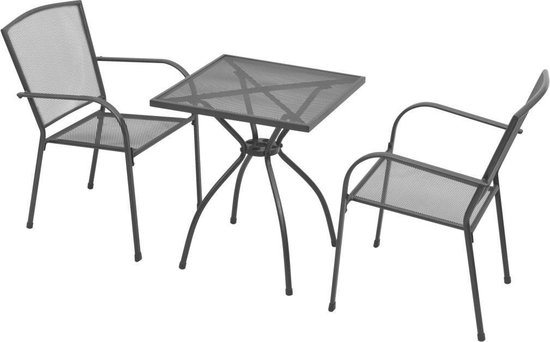 Tuinset balkonset- buitenset tafelset voor buiten met tafel en stoelen |  bol.com