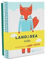 Land & Sea Notes: 20 Cards + Envelopes by Donna Wilson