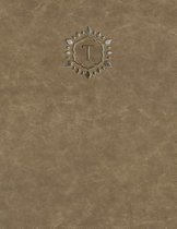 Monogram  T  Grid Sketchbook