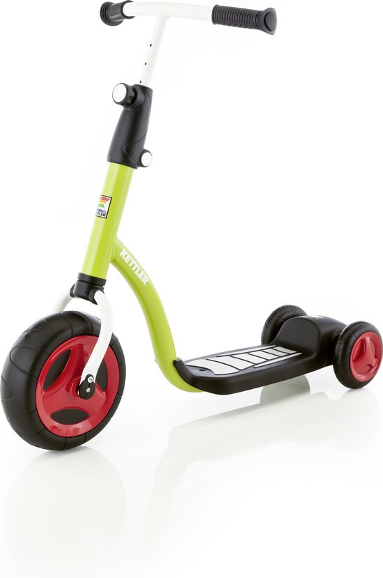 Kettler Kid's Scooter - Step - 5 voudig hoogte verstelbaar stuur - antislip voetenplank - Groen