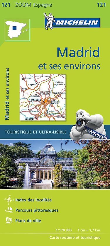 Michelin Zoom 121 Madrid et ses Environs - cover