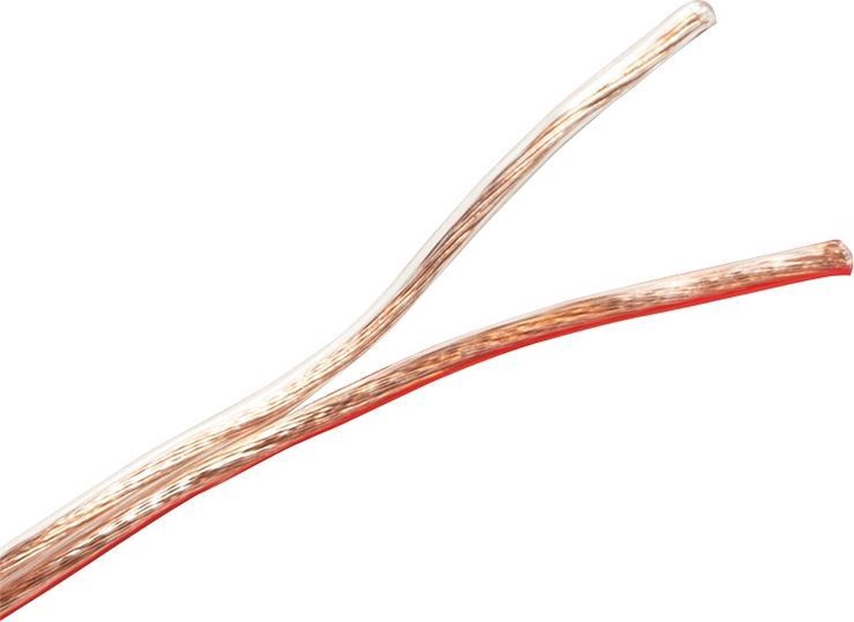 LogiLink CA1082 100m Transparant audio kabel