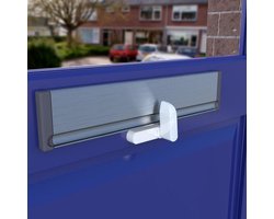 SecuMax 830 raamgrendel excl. slot en grendel wit (Prijs per stuk)
