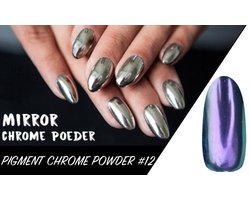bal Haarzelf Vooruitgang Mirror Chrome Powder - Nagel Poeder Pigment #12 | bol.com