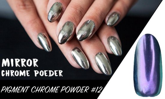 Professor zwaan Stad bloem Mirror Chrome Powder - Nagel Poeder Pigment #12 | bol.com