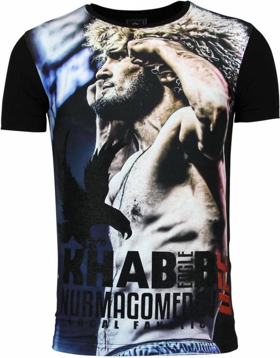 The Eagle Nurmagomedov - Men's UFC Khabib T-shirt Heren - Zwart