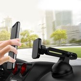 Draaibare en verstelbare universele mobiele telefoon houder voor in de auto 360 graden draaibaar