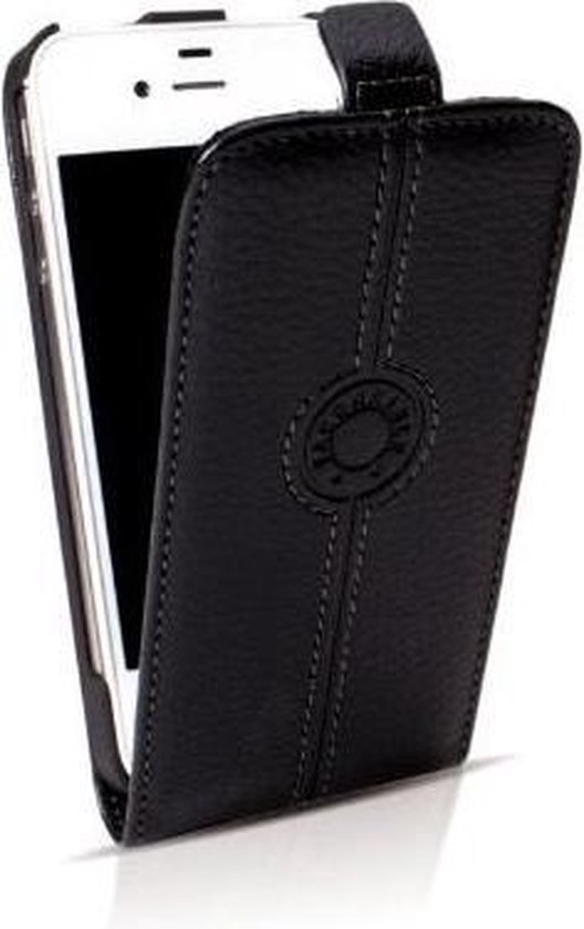 Faconnable Luxe iPhone 5 Flap Case Hoesje - Zwart