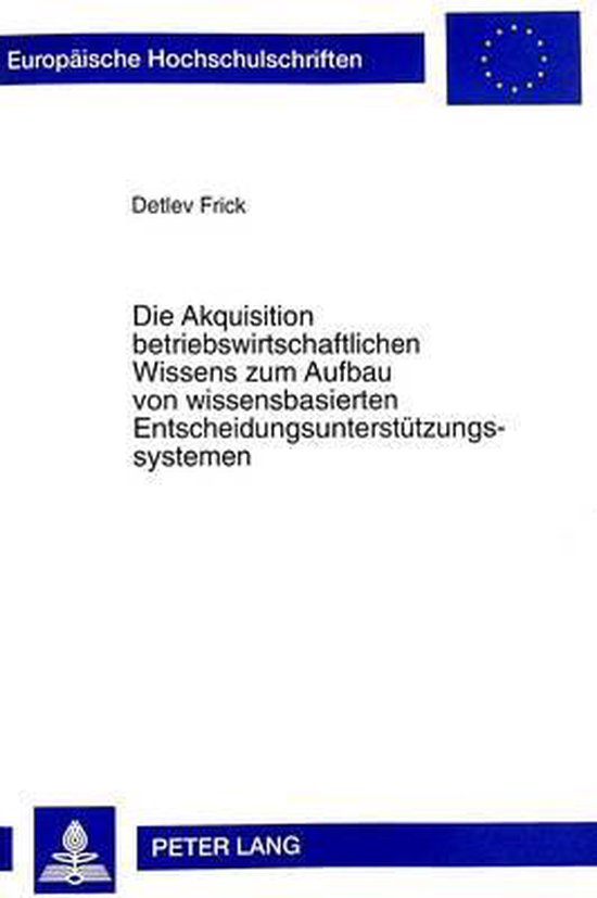 Die Akquisition betriebswirtschaftlichen Wissens zum Aufbau  ... - cover