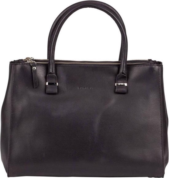 Burkely Vintage Wieske 2 Zipper Handtas Zwart bol