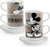 Disney Set 2 Espresso-kopjes en schotel – City Paris