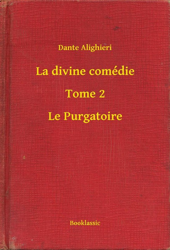 La divine comédie - Tome 2 - Le Purgatoire - cover