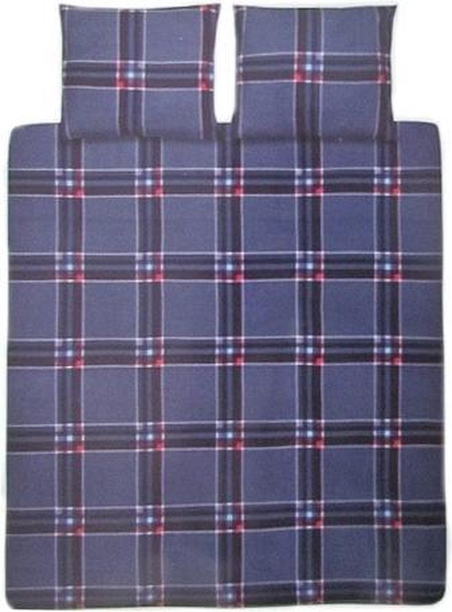 Cinderella Leeds Dekbedovertrek - Flanel - Lits-jumeaux - 240x200/220 cm - Blauw
