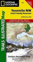 National Geographic Trails Illustrated Map Yosemite NW, Hetch Hetchy Reservoir