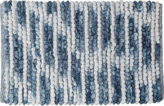 Avondeten plaag Polair Sealskin Vintage Badmat 50x80 cm - Polyester - Blauw | bol.com