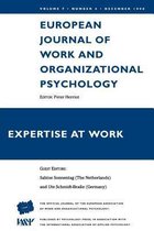 Special Issues of the European Journal of Work and Organizational Psychology- Expertise At Work