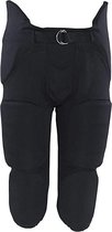 Pantalon de football MM pour adulte avec coussinets intégrés - Noir - Très grand