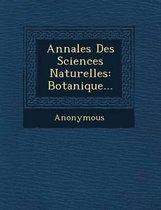 Annales Des Sciences Naturelles