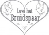 Deurbord bruidspaar