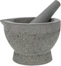 Cosy&Trendy Vijzel met stamper met schenktuit graniet - Ø 14,5 cm