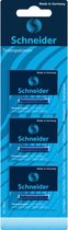 inktpatronen Schneider 3 doosjes a 6 stuks op blister blauw doos met 10 stuks