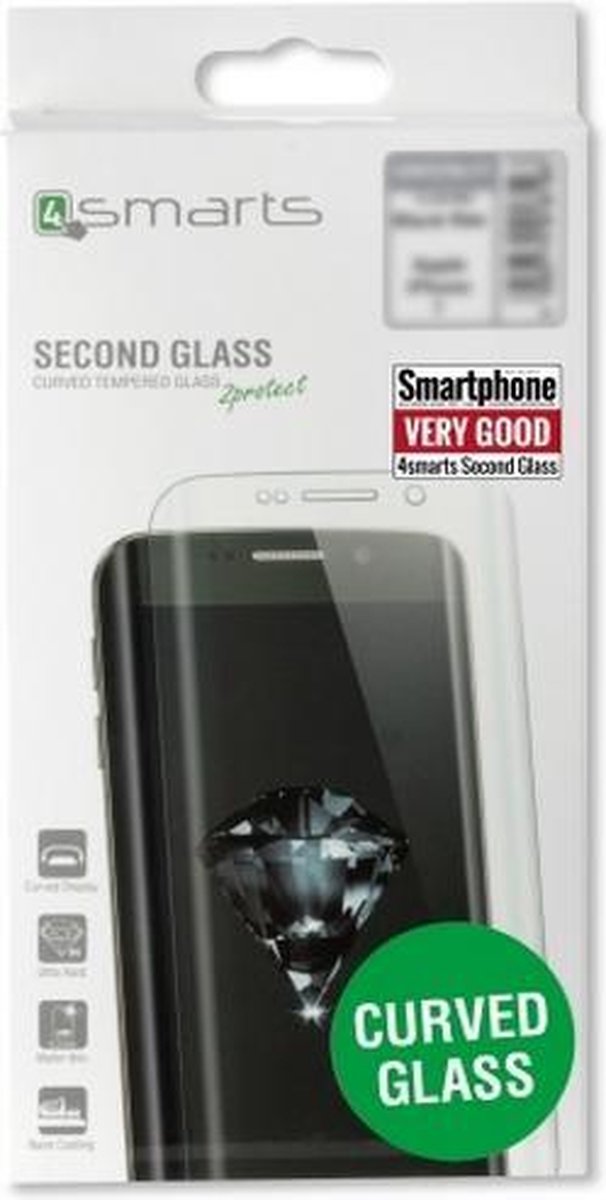 4Smarts Curved Tempered Glass Apple iPhone X/XS (5,8'') - Zwart