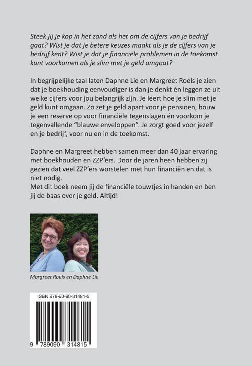 Boekcover met een foto van Margreet Roels en Daphne Lie, twee vrouwen met glimlachende gezichten.