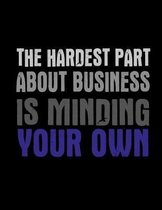 The Hardest Part About Business Is Minding Your Own