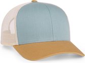 Pacific Headwear - Honkbalpet - Snapback - Volwassenen - Verstelbaar - Lichtblauw/Amber - One Size