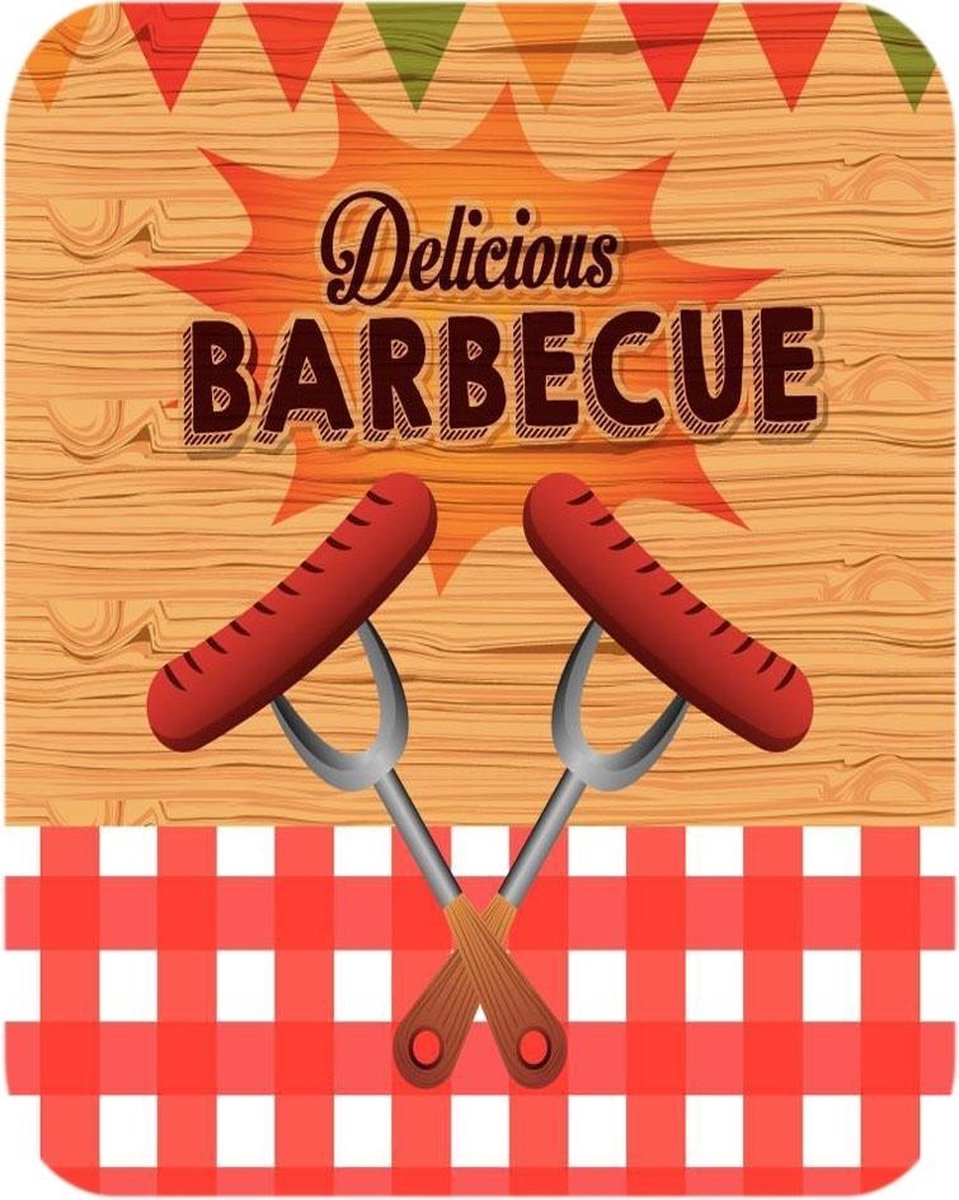 Papillon Assorti Placemat - Rechthoek - BBQ thema - 50x39cm