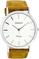 OOZOO Vintage Bruin/Wit horloge C8117 (45 mm)