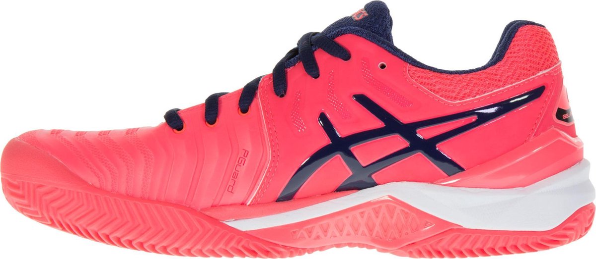 Asics Gel-Resolution 7 Tennisschoenen - Maat 37.5 - Vrouwen -  roze/blauw/wit | bol.com