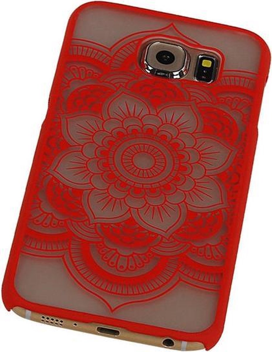 Samsung Galaxy S6 Hardcase Roman Rood - Back Cover Case Bumper Hoesje