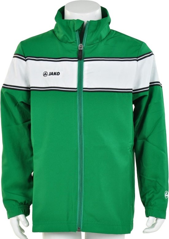 JAKO Trainings Jacket Player Junior - Trainingsjack - Kinderen - Maat 152 - Groen;Wit