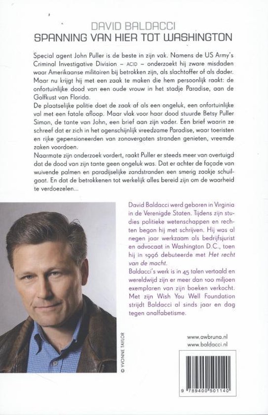 John Puller 2 Vergeten, David Baldacci 9789400501140 Boeken