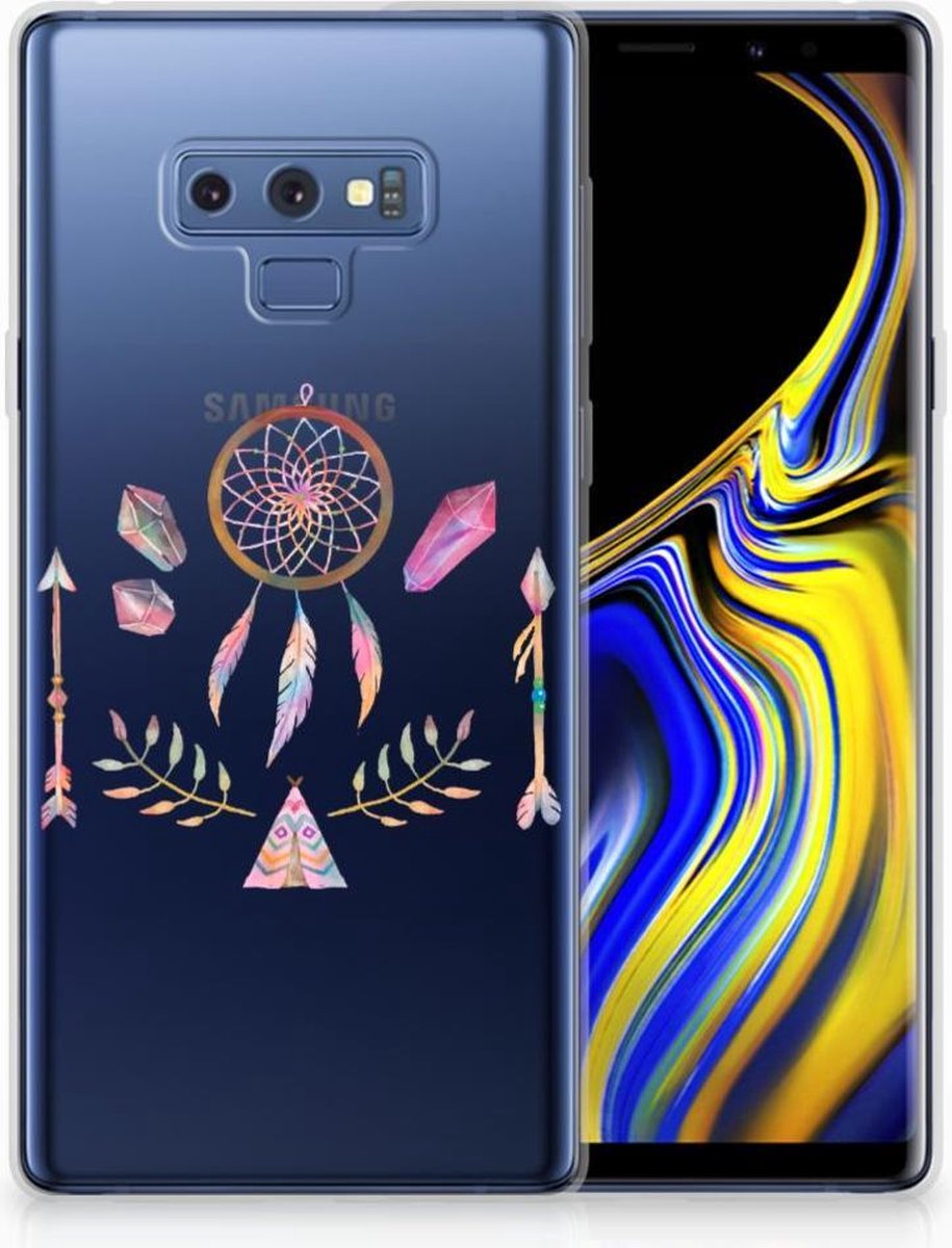Samsung Galaxy Note 9 Telefoonhoesje met Naam Boho Dreamcatcher