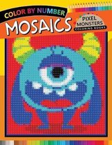 Pixel Monsters Mosaics Coloring Books