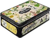 Tin box plat - Herbal library