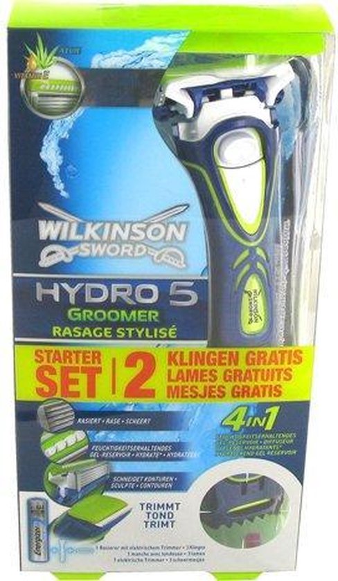 Rasoir Wilkinson Hydro 5 Groomer - Tondeuse 4en1, Avec Pile Et Lame, Neuf