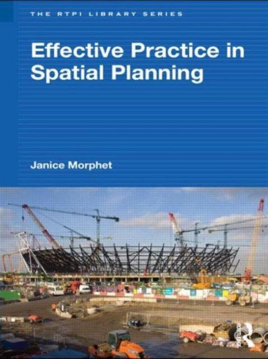 Effective Practice In Spatial Planning - cover