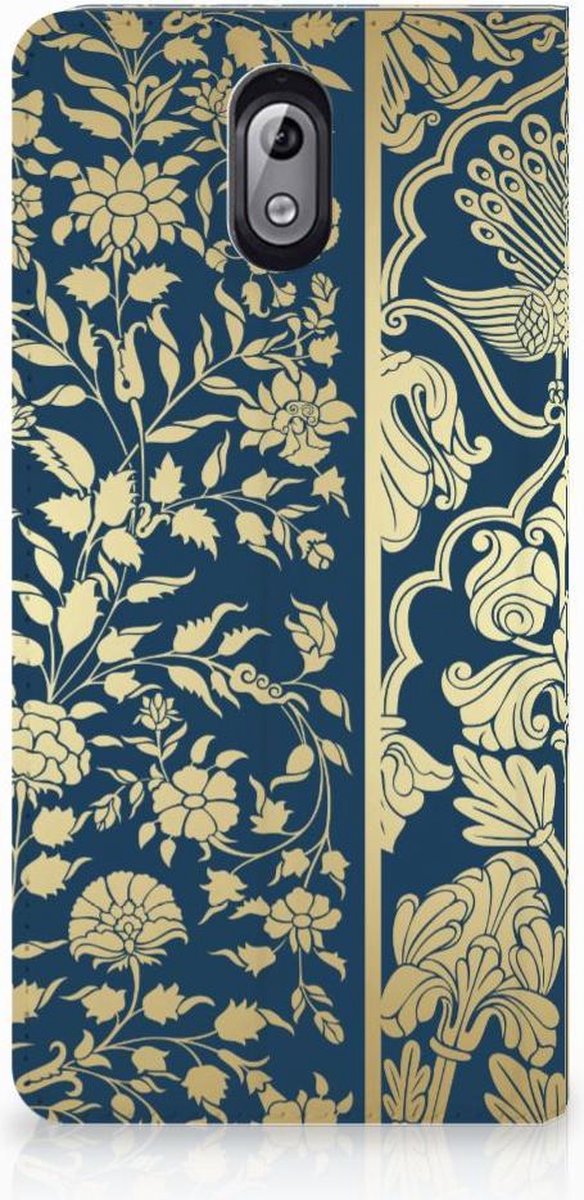 Nokia 3.1 (2018) Smart Cover Beige Flowers