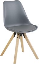 Scandes - Dima Eetkamerstoelen Licht Onderstel - Grijs