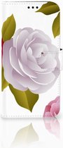 Geschikt voor Samsung Galaxy A5 2017 Bookcase Hoesje Roses