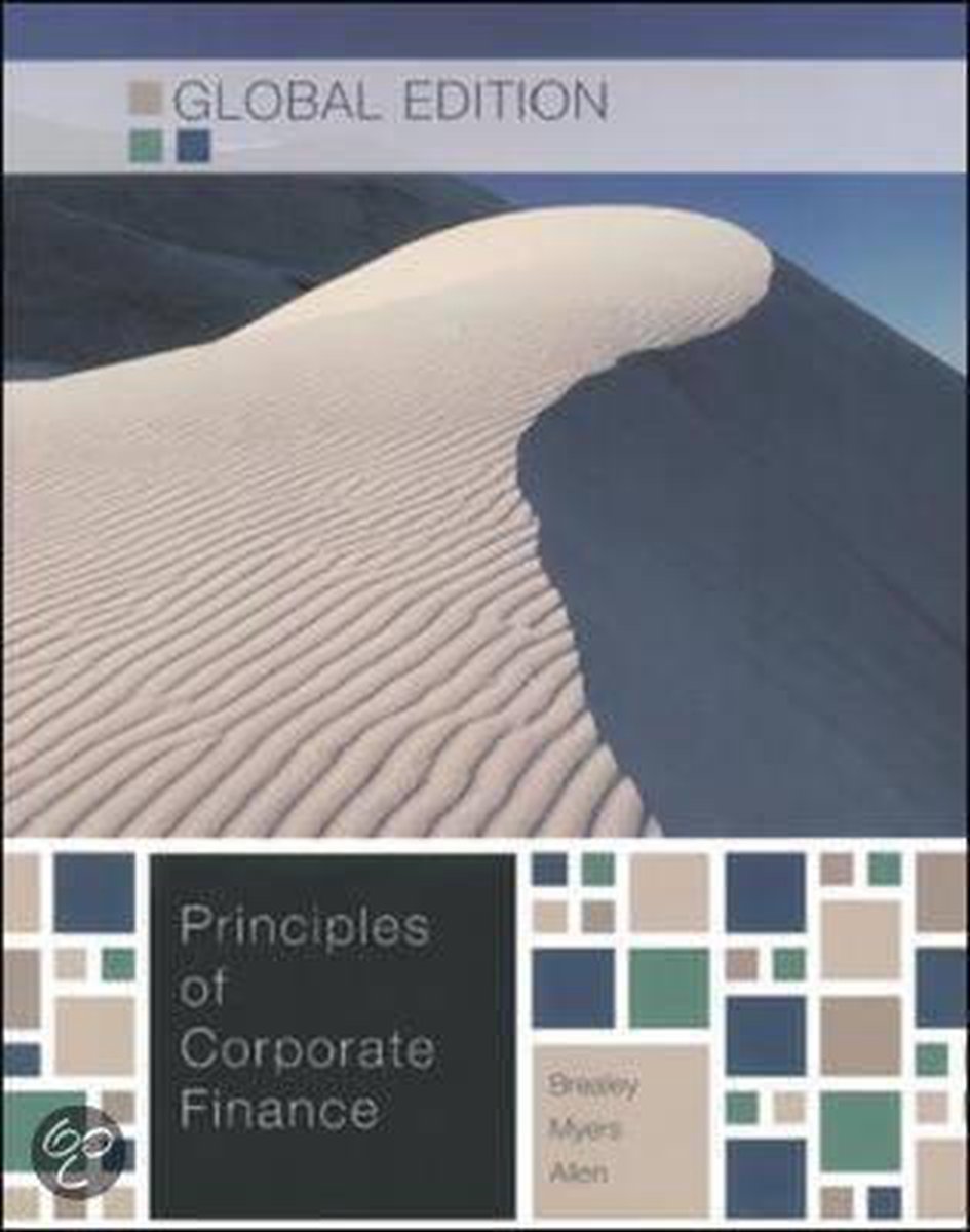 Omslag van Principles of Corporate Finance