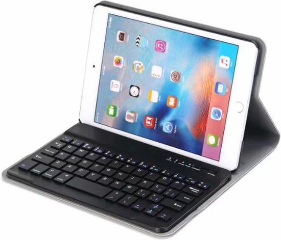 Shop4 - iPad mini 5 / iPad (2019) Toetsenbord Hoes - Bluetooth Keyboard | bol.com