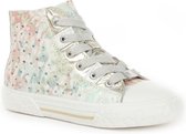 Kickers - Meisjes - Hoge Sneakers met Veters en Rits -  399 Gold - Maat 38