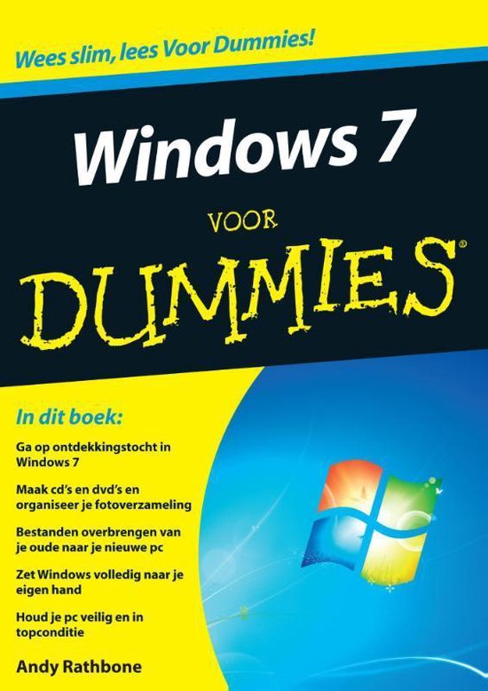 Cover van het boek 'Windows 7 voor Dummies' van Andy Rathbone