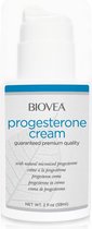 Biovea – Natuurlijke Progesteron crème – Vermindert opvliegers, symptomen van PMS en normaliseert menstruatiecycli – Bouwsteen voor de belangrijkste hormonen – Verhoogt het gevoel